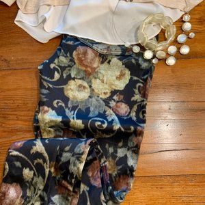 7 For All Mankind pull-on pattered jeggings